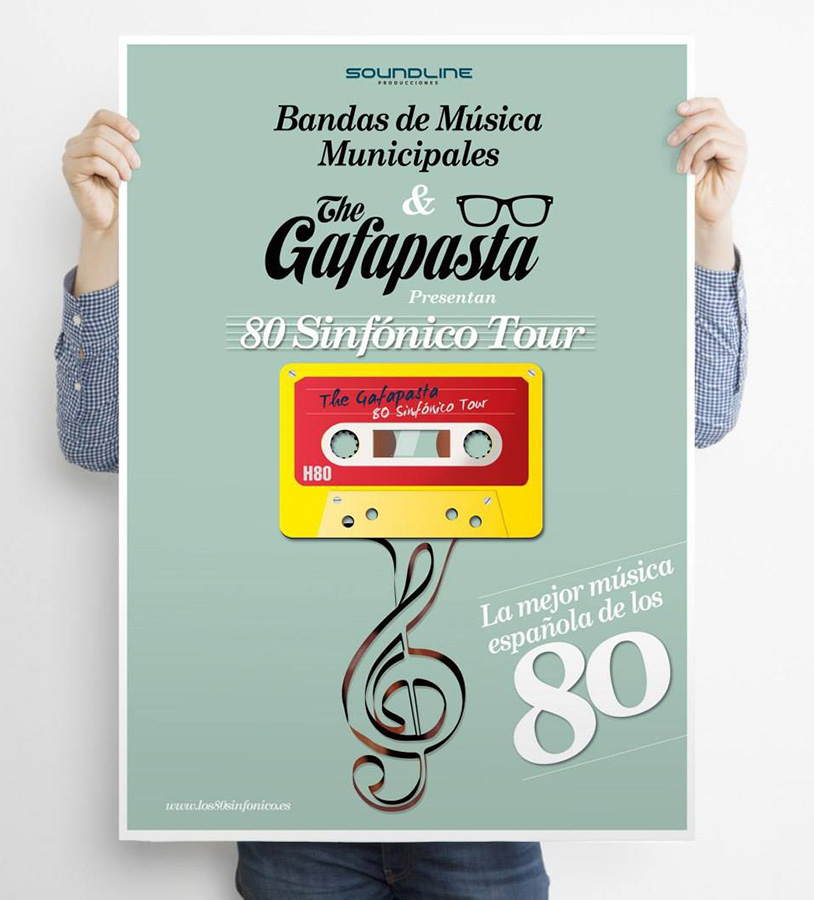 Diseño de cartel The Gafapastas