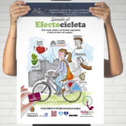 Ilustración para campaña de bicicleta