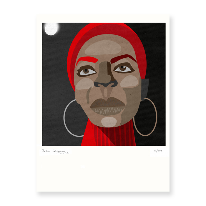 Retrato de Nina Simone