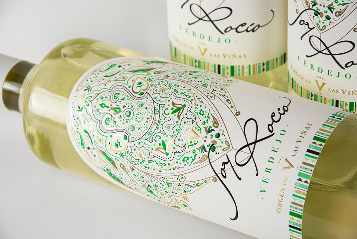 Diseño de etiqueta de vino